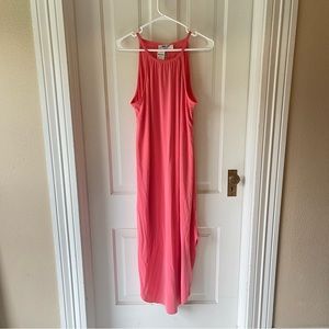 Coral Midi Dress